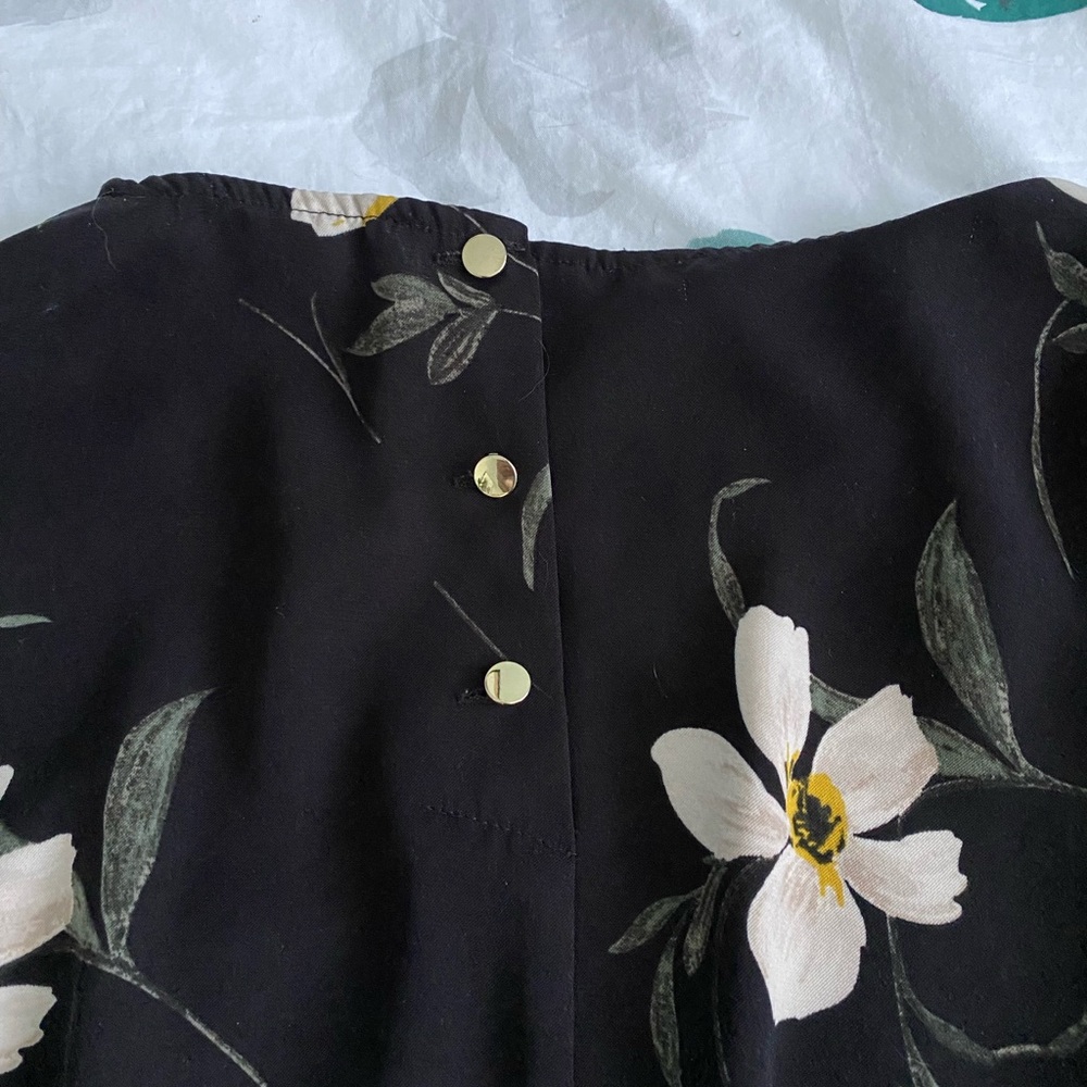 Floral Black Dress - Picture 5 of 6